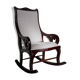 Rocking chair en palissandre d'Inde, Pondicherry 19ème