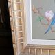 Tableau oiseaux bleu