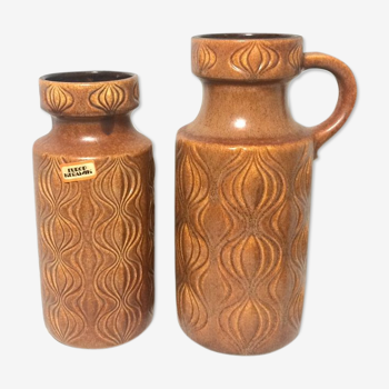 Set of two vases 'Onion' Scheurich, Germany