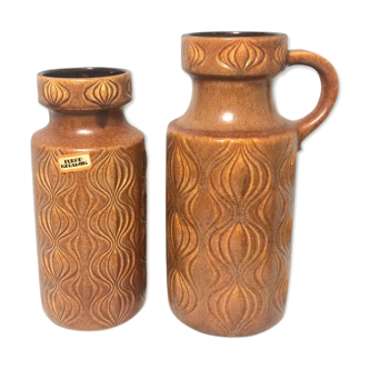 Set of two vases 'Onion' Scheurich, Germany