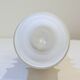 German Modernist White Glass Vase Karl Friedrich Glass Germany 1960s