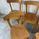 Ensemble de 6 chaises bistrot Baumann