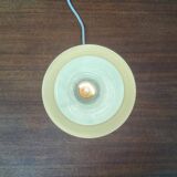 Vintage minimalist glass table lamp from the space age by Jean Paul Edmonds Alt for Philips, 1970s.