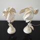 Vintage lampes des années 70 design florale