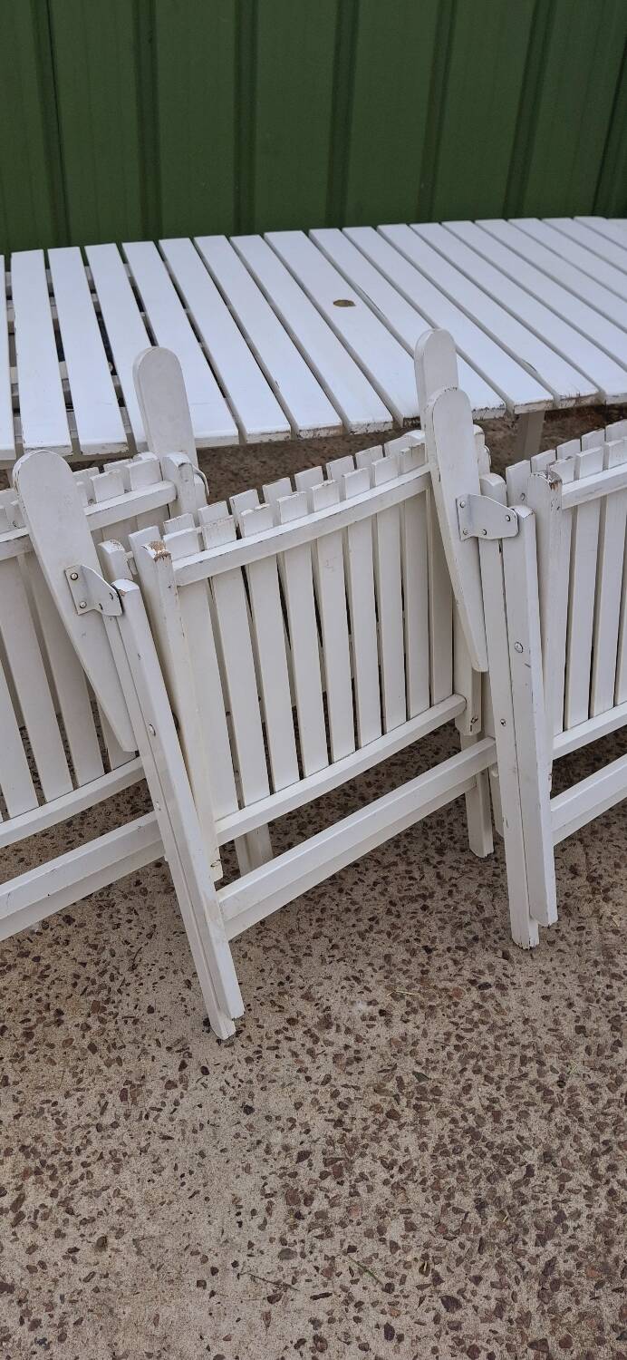 Antique garden furniture