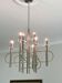 Brass and Chrome Sputnik Chandelier by Sciolari, Italy, 1960s