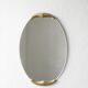 Miroir avec cadre en laiton 1960