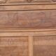 Old solid wood bed 140 / headboard