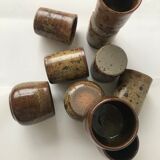 10 cups vintage sandstone