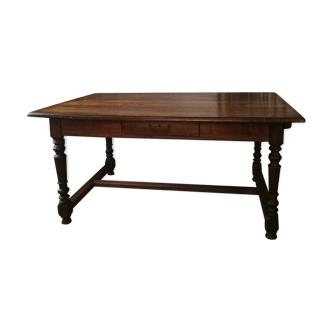 Table de ferme en chêne