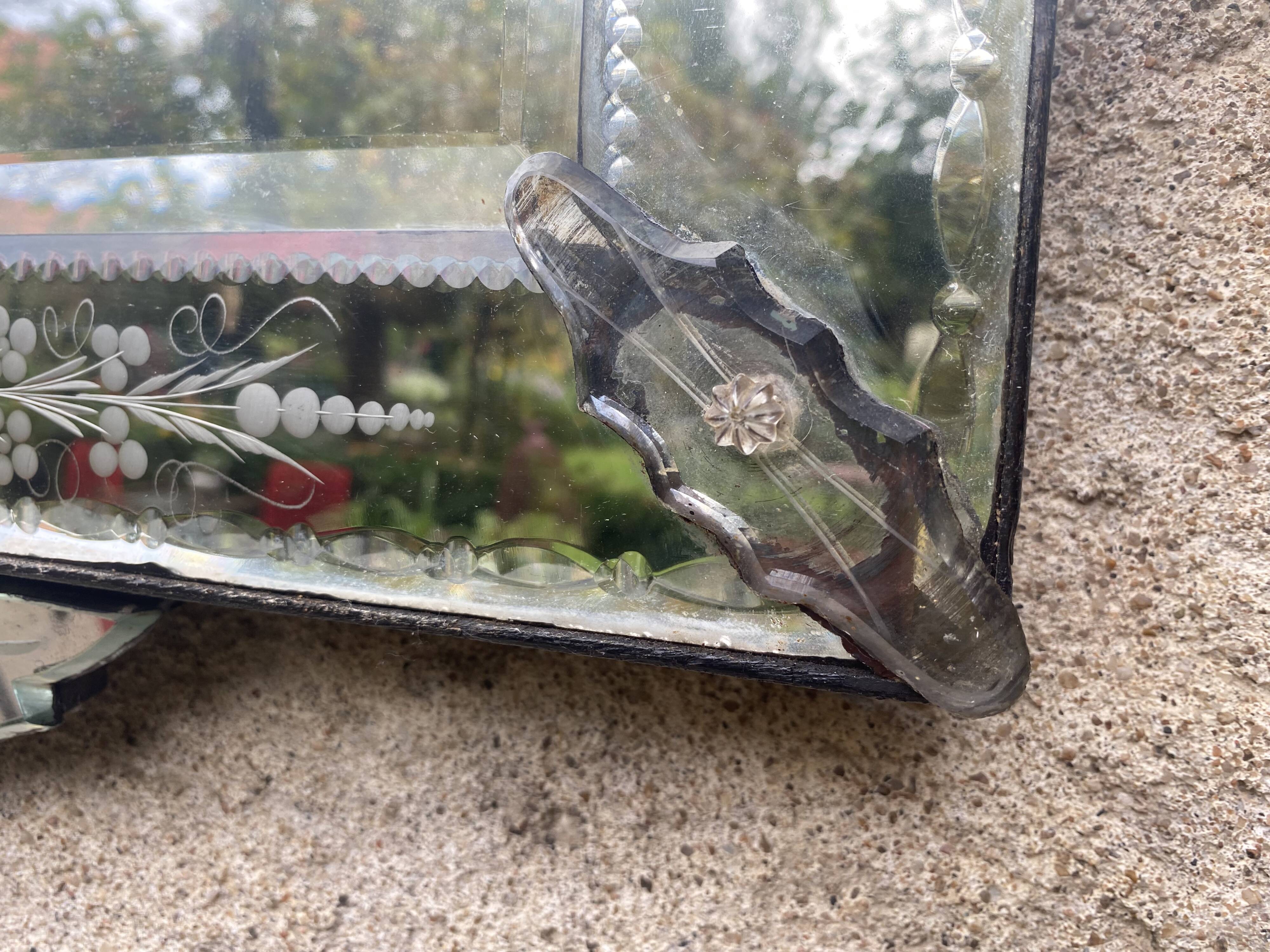 Venetian mirror circa 1900