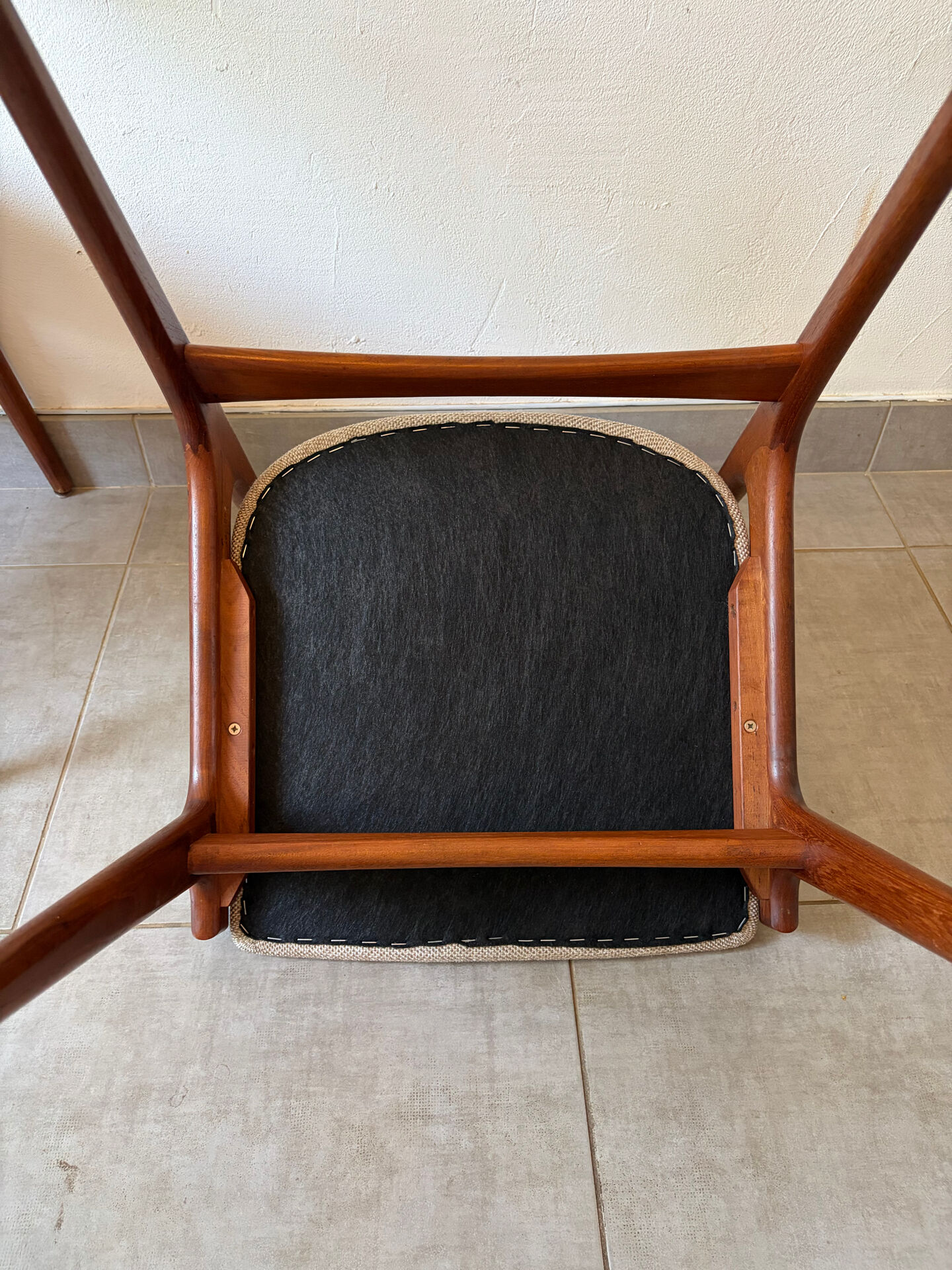 4 Scandinavian teak chairs Samcom Andersen Johannes