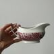 Porcelain gravy boat 'The constable series Bicentennial' pink