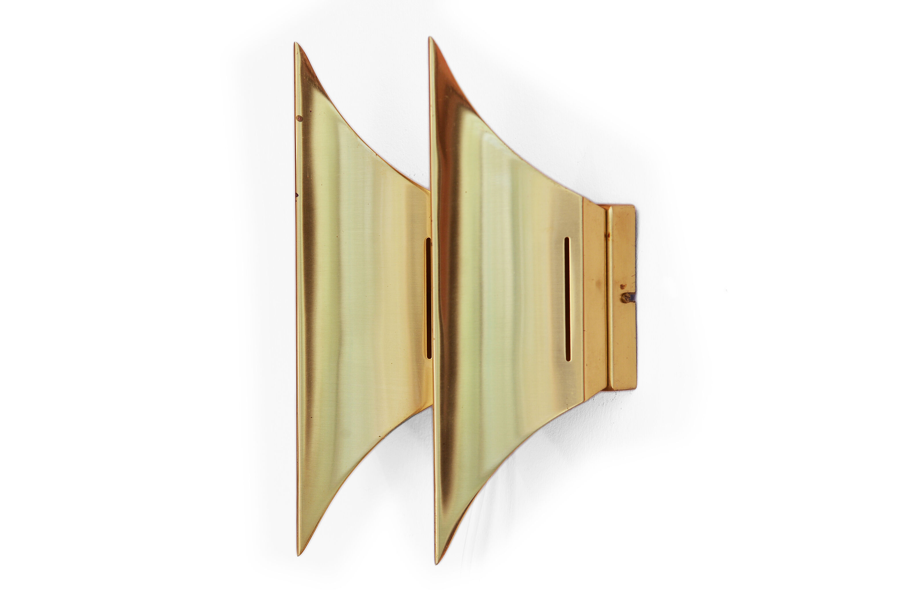 Double wall light "Gothic II" by Bent Karlby for Lyfa. Denmark 1960s