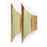 Double wall light "Gothic II" by Bent Karlby for Lyfa. Denmark 1960s