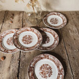 8 assiettes plates