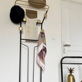 Vintage gold coat rack