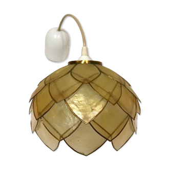 Suspension flower lotus mother-of-pearl