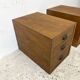 Paire de table de chevet vintage 50's