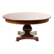 Original English round dining table, antique