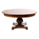 Original English round dining table, antique