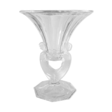 Art Deco pressed glass vase