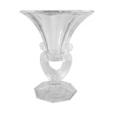 Art Deco pressed glass vase