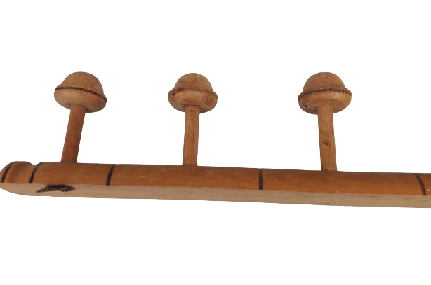 Wooden coat rack