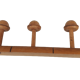 Wooden coat rack