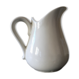 Broc in white fire porcelain with large spout