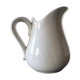 Broc in white fire porcelain with large spout