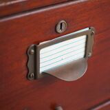 Industrial Mahogany Boat Drawer Cabinet / Locker