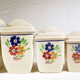 5 K & G Lunéville spice jars