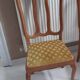 Louis XV style chairs with Fleur de Lys seats