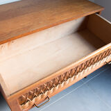 Rattan chest of drawers