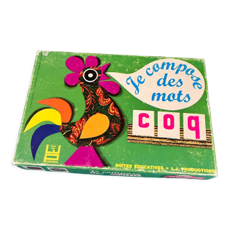 Vintage game Fernand Nathan - I compose words