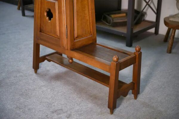 Guillerme et Chambron standing clock with earthenware decoration by Danikowski 1950s