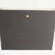 Antique mirror with silver metal rim