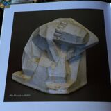 Angelo Hecq / Roger Guérin "Nude Woman" in cubist-style stoneware - circa 192.