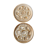 2 Niderviller oyster plates