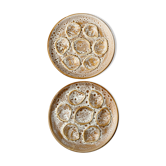 2 Niderviller oyster plates