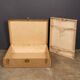 Vintage 20thC Louis Vuitton Car Trunk In Grey Vuittonite Canvas, Paris