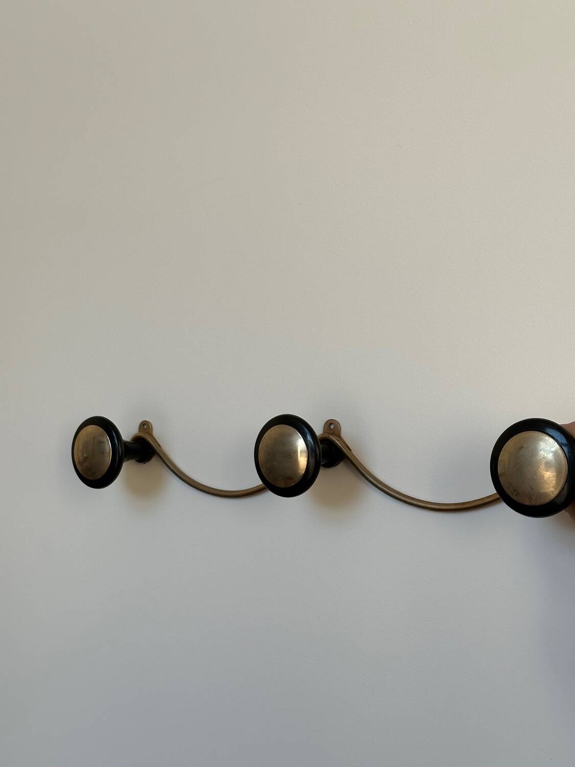 Wall mounted coat rack