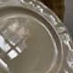 Set of 4 ivory Sarreguemines plates with gadroons
