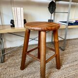 Vintage pine stool