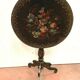 Healing tripode Napoleon III Inlaid with a floral decoration in 19th century mother-of-pearl