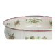 Earthenware salad bowl, Saint Amand & Hamage earthenware factory, Floreal pattern, French manufacturer