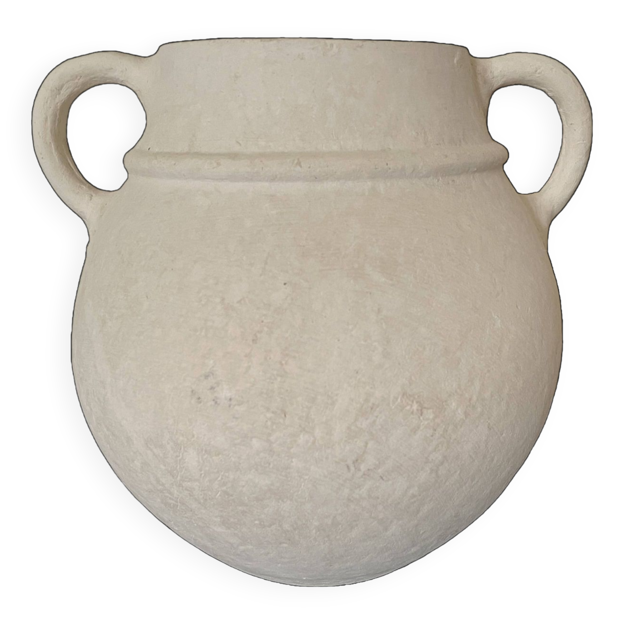Vase rond papier mâché H23 x L28