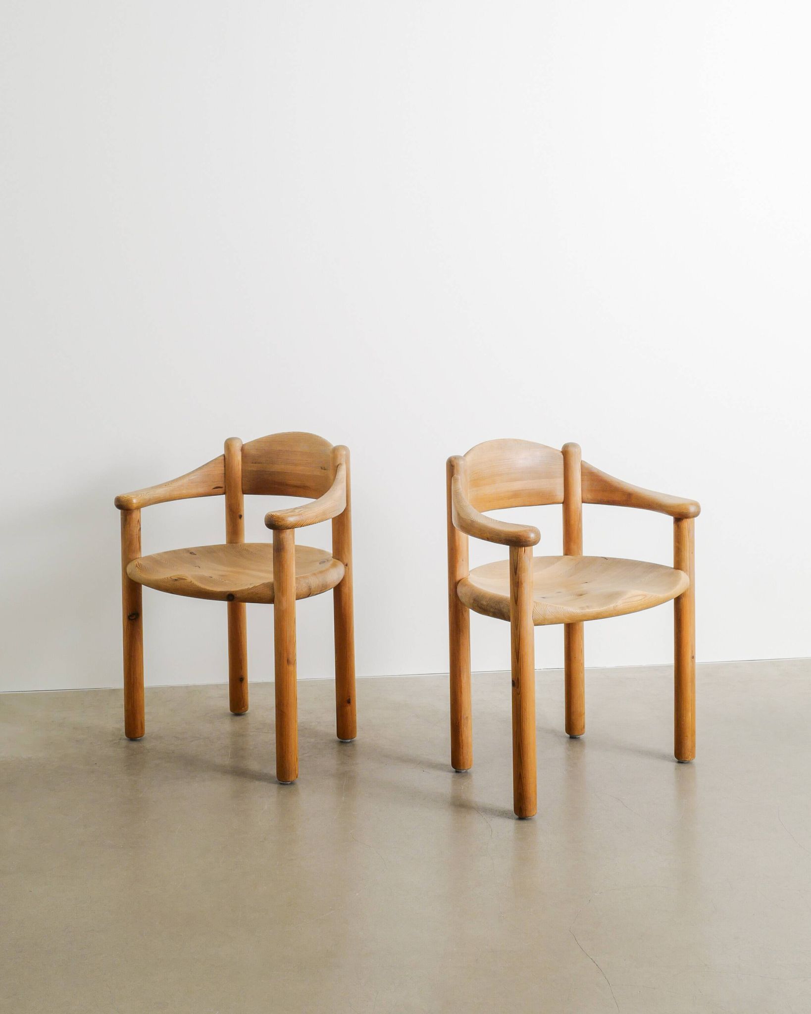 Vintage Danish Set of Eight Rainer Daumiller Wooden Dining Chairs, 1970s