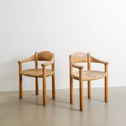 Vintage Danish Set of Eight Rainer Daumiller Wooden Dining Chairs, 1970s